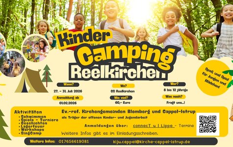 Kindercamping bei der Grundschule Reelkirchen 2026 - AUSGEBUCHT!