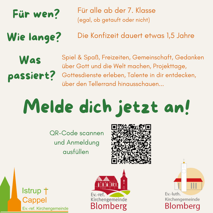 Konfizeit für die Konfirmation 2028 startet 