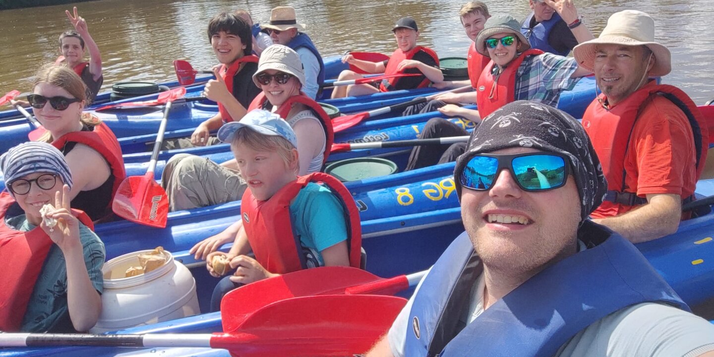 Paddeltouren auf der Weser und der Lippe 2024 und 2025