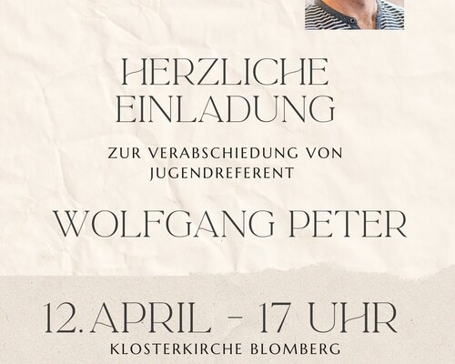 Abschied von Wolfgang Peter